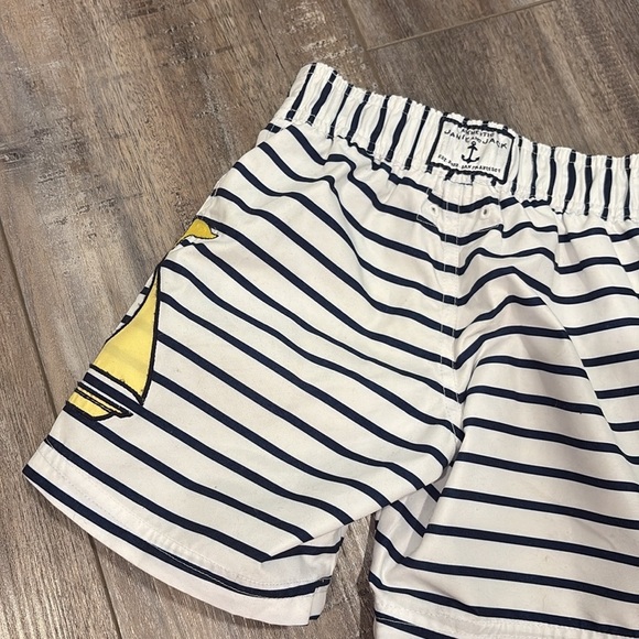 Janie and Jack striped sailboat swim shorts 2t - Picture 4 of 6